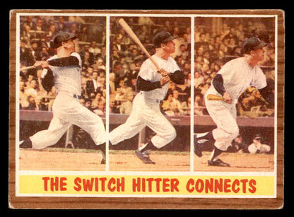 1962 Topps Baseball #318 Mickey Mantle IA Yankees VG-EX 548584