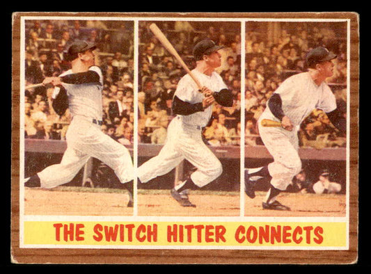 1962 Topps Baseball #318 Mickey Mantle IA Yankees VG-EX 548584
