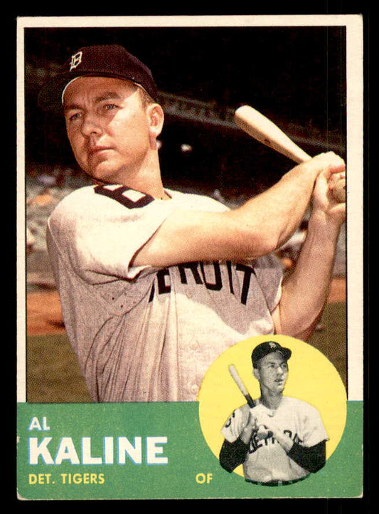 1963 Topps Baseball #025 Al Kaline Tigers VG-EX 548590