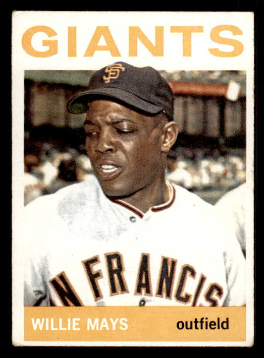 1964 Topps Baseball #150 Willie Mays Giants VG-EX 548591