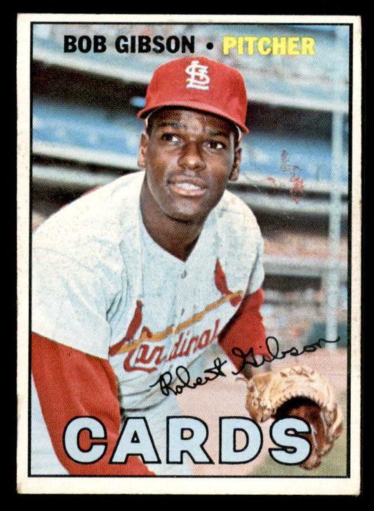 1967 Topps Baseball #210 Bob Gibson Cardinals VG-EX 548620