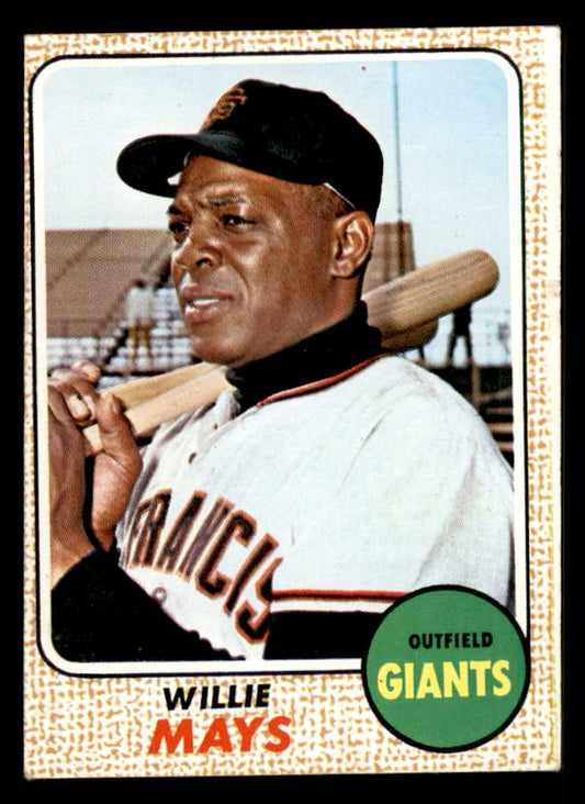 1968 Topps Baseball #050 Willie Mays Giants VG-EX 548623