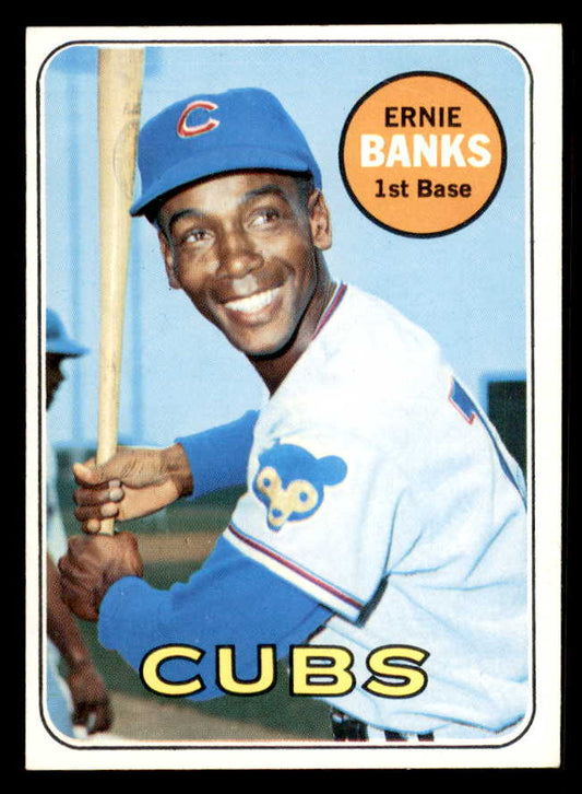 1969 Topps Baseball #020 Ernie Banks Cubs NR-MT 548630