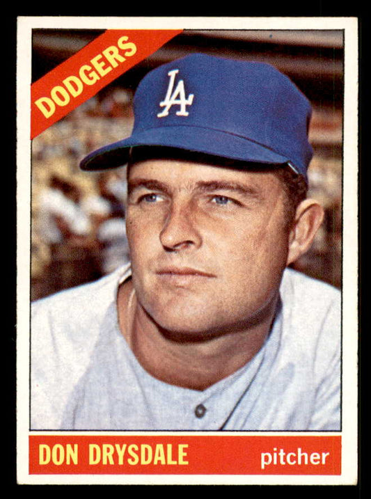 1966 Topps Baseball #430 Don Drysdale Dodgers EX-MT 548651