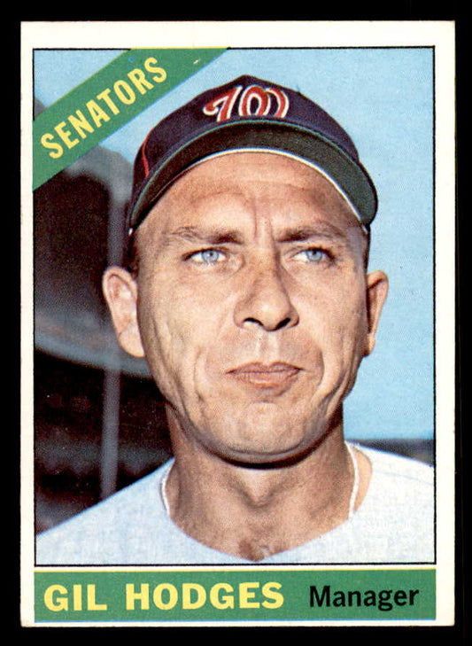 1966 Topps Baseball #386 Gil Hodges Senators EX 548695