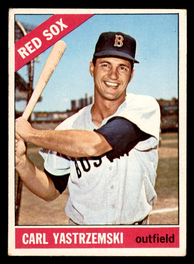 1966 Topps Baseball #070 Carl Yastrzemski Red Sox EX 548704