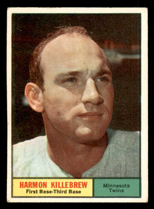 1961 Topps Baseball #080 Harmon Killebrew Twins EX 548713