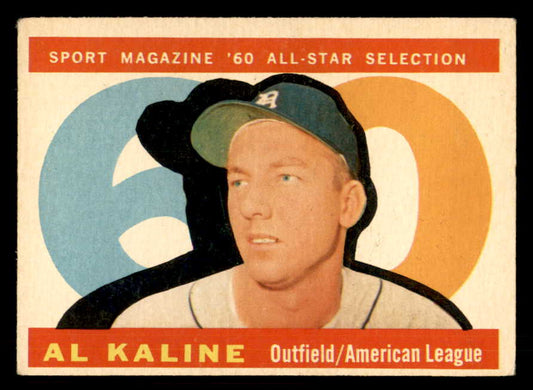 1960 Topps Baseball #561 Al Kaline A.S. Tigers EX 548714