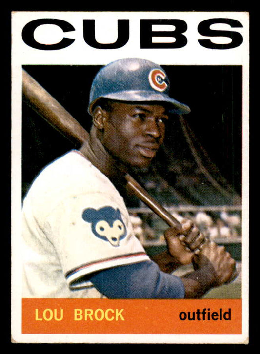 1964 Topps Baseball #029 Lou Brock Cubs EX 548719