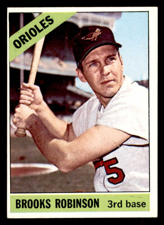 1966 Topps Baseball #390 Brooks Robinson Orioles EX 548728