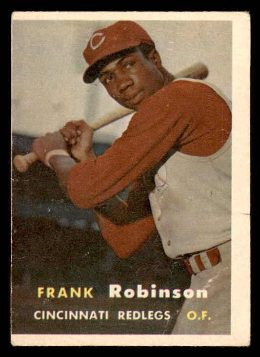 1957 Topps Baseball #035 Frank Robinson Reds VG 548747