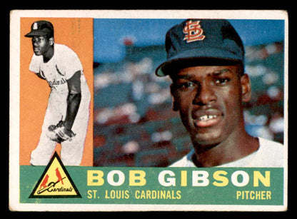 1960 Topps Baseball #073 Bob Gibson Cardinals VG 548757