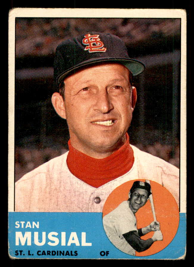 1963 Topps Baseball #250 Stan Musial Cardinals VG 548782