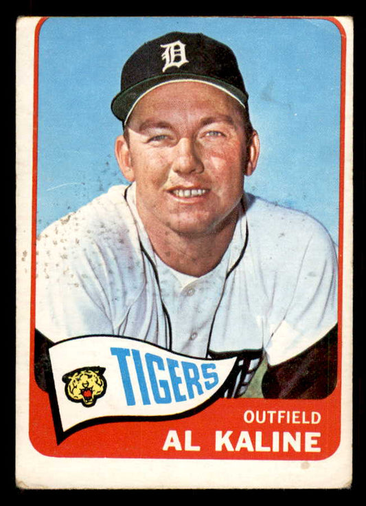 1965 Topps Baseball #130 Al Kaline Tigers VG 548789