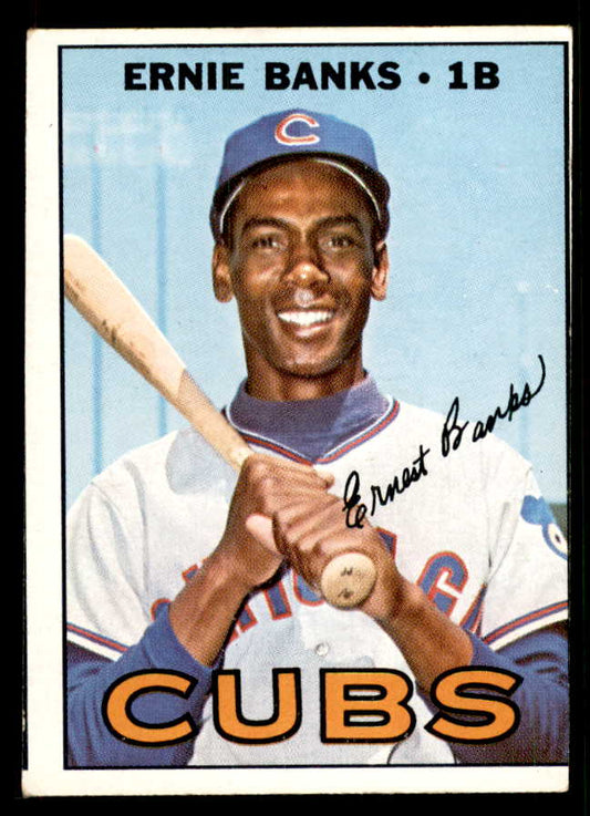 1967 Topps Baseball #215 Ernie Banks Cubs VG 548798