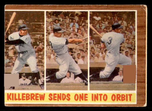 1962 Topps Baseball #316 Harmon Killebrew IA Twins GD-VG 548819