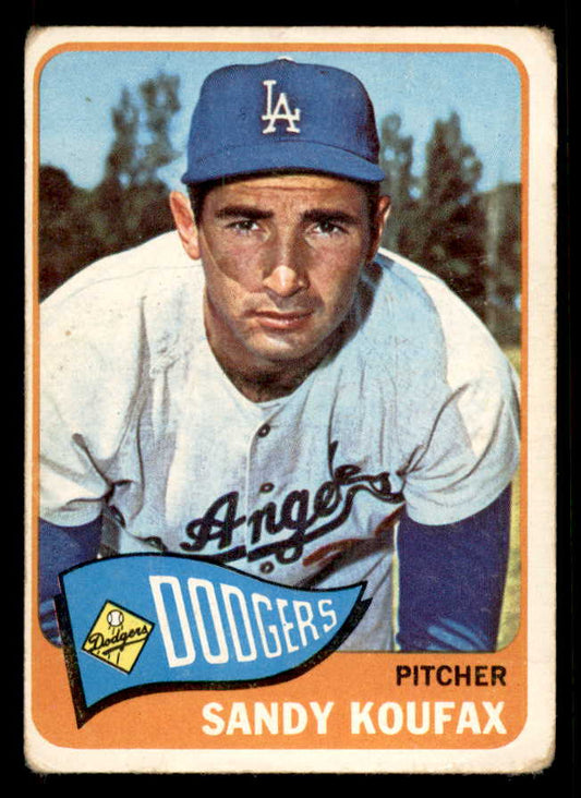 1965 Topps Baseball #300 Sandy Koufax Dodgers GD-VG 548821