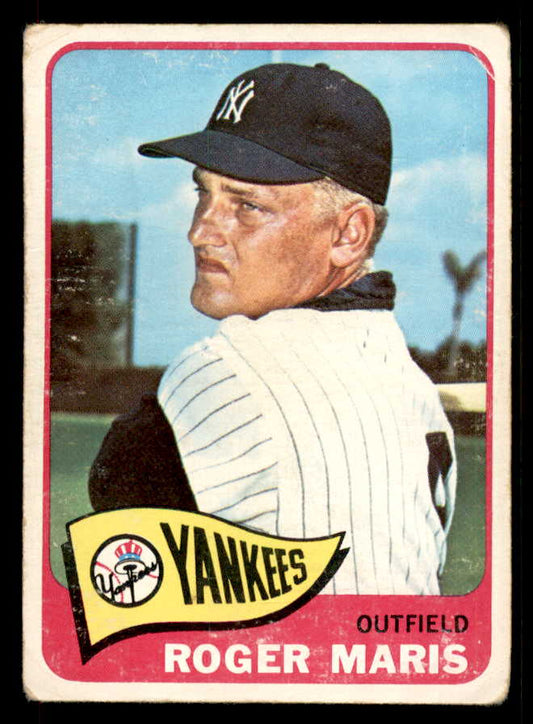 1965 Topps Baseball #155 Roger Maris Yankees GD-VG 548822