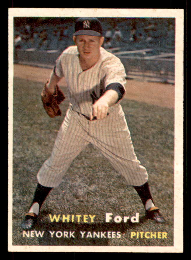 1957 Topps Baseball #025 Whitey Ford Yankees NR-MT 548867