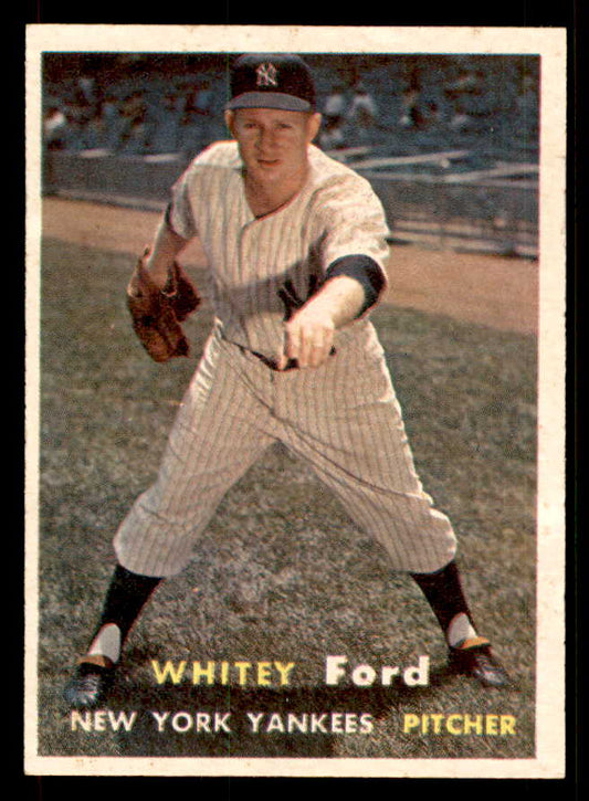 1957 Topps Baseball #025 Whitey Ford Yankees NR-MT 548867