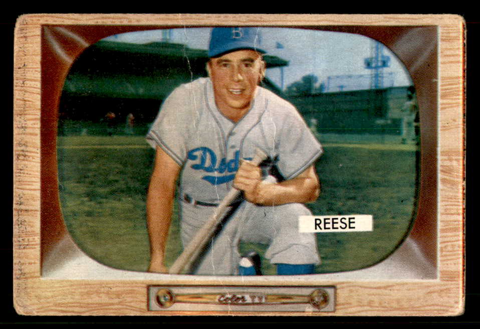 1955 Bowman Baseball #037 Pee Wee Reese Dodgers GD-VG 548873