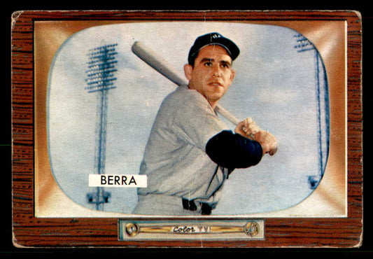 1955 Bowman Baseball #168 Yogi Berra Yankees VG 548877
