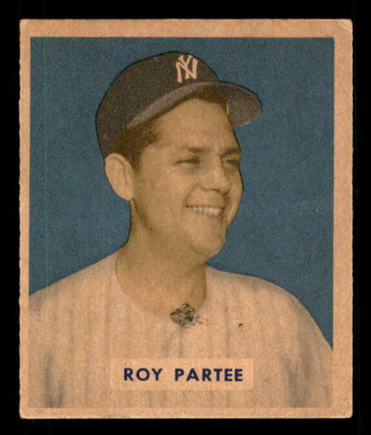 1949 Bowman Baseball #149 Roy Partee Yankees EX 549025