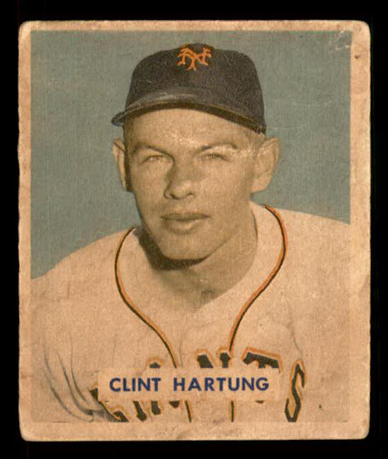1949 Bowman Baseball #154 Clint Hartung Giants VG-EX 549030