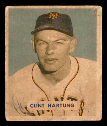 1949 Bowman Baseball #154 Clint Hartung Giants VG-EX 549030
