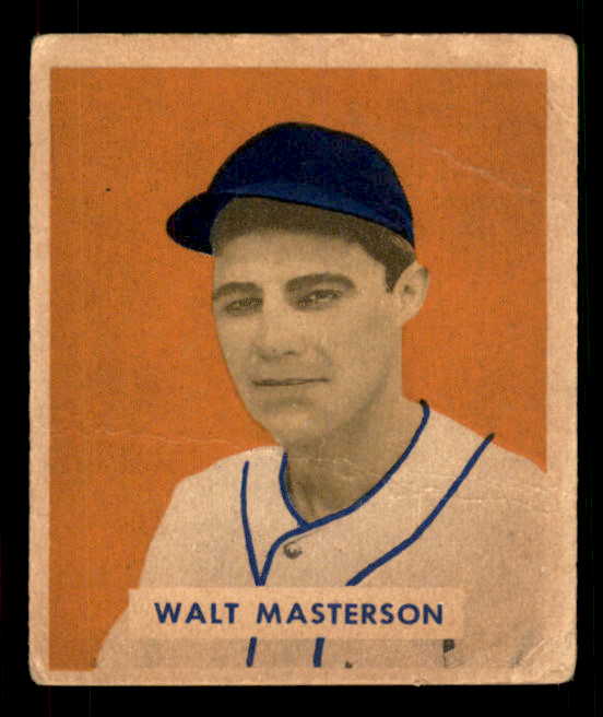 1949 Bowman Baseball #157 Walt Masterson Senators VG-EX 549033