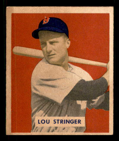 1949 Bowman Baseball #183 Lou Stringer Red Sox EX 549057