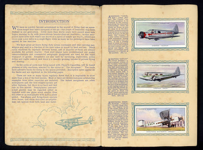 1935 Player Airplanes Complete Set In Album 549110
