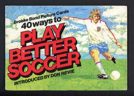 1976 Brooke Bond Play Better Soccer Complete Set In Album 549112
