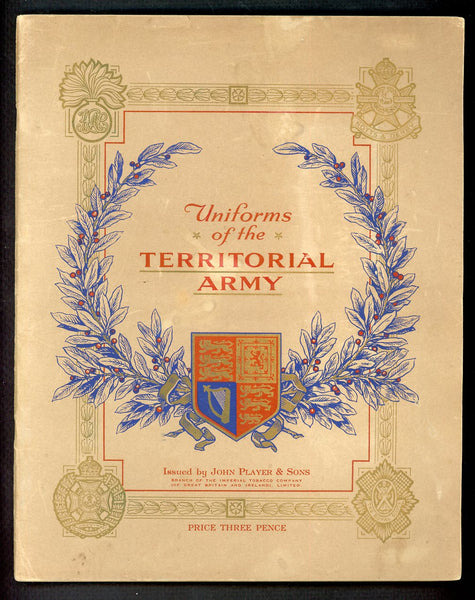 1939 Player Uniforms of the Territorial Army Complete Set In Album 549113