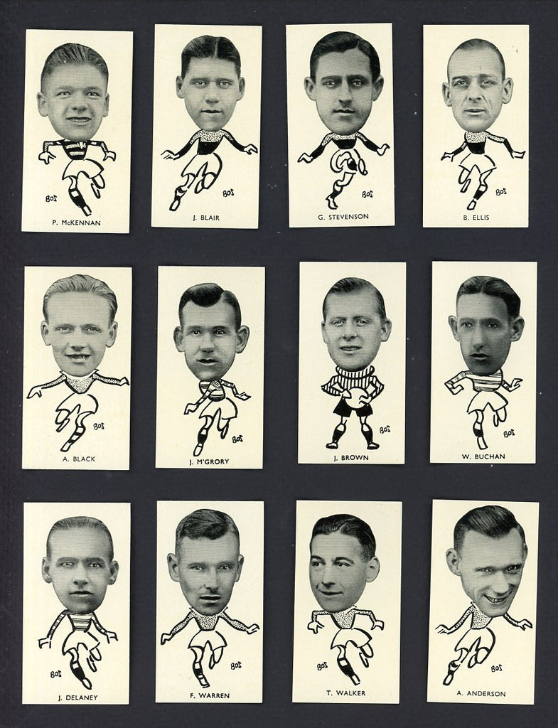 1938 Sinclair Well Known Footballers Complete Set 549115