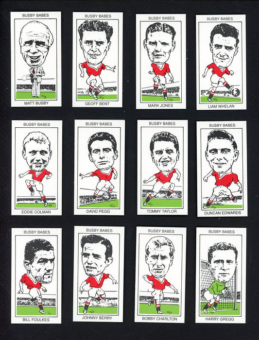 1989 West Midlands Collectors Centre Busby Babes Complete Set 549124