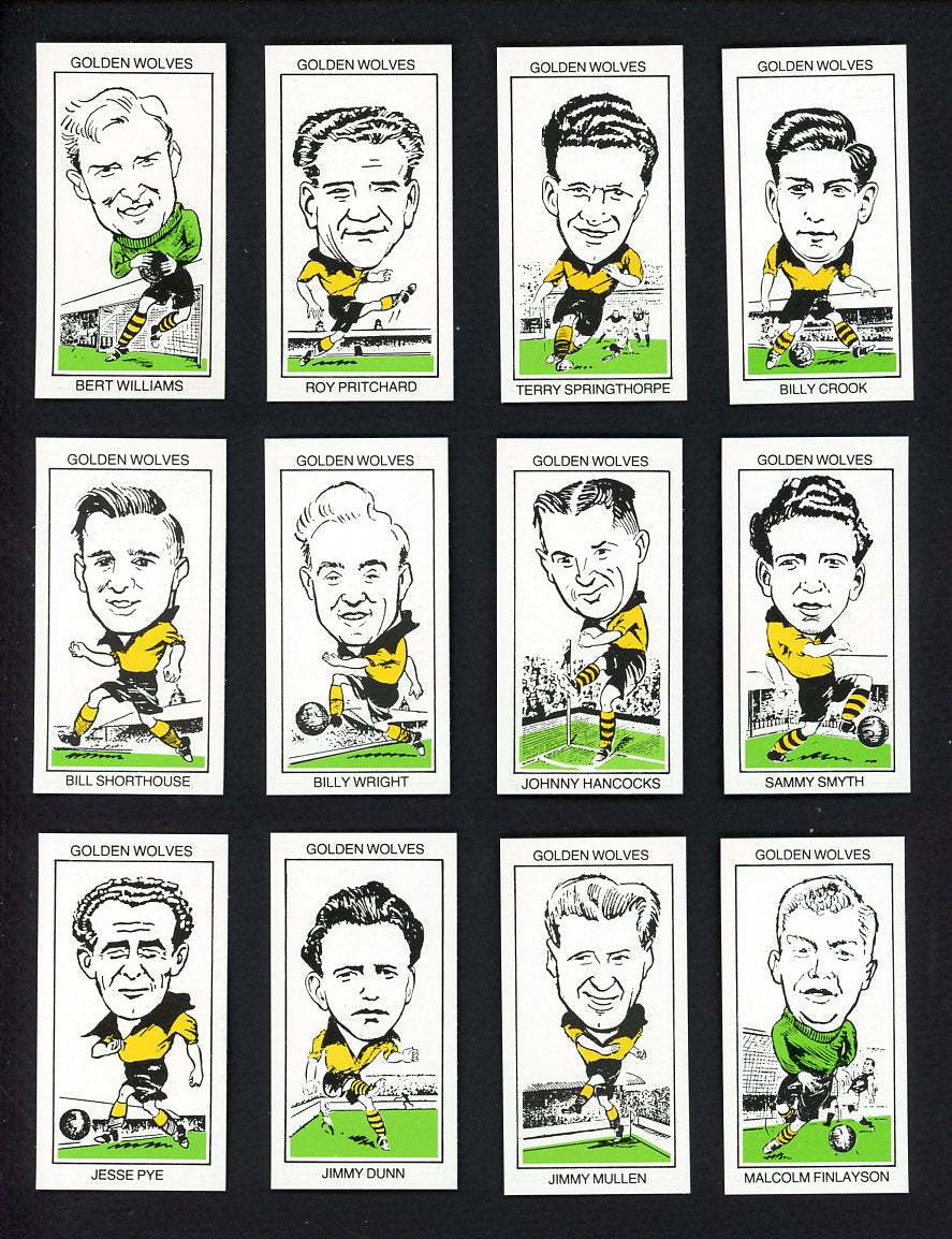 1989 West Midlands Collectors Centre Golden Wolves Complete Set 549128
