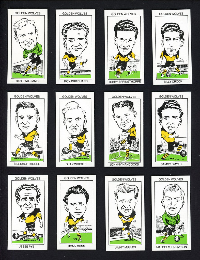 1989 West Midlands Collectors Centre Golden Wolves Complete Set 549128