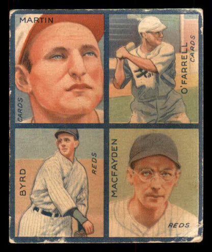 1935 Goudey #004F Pepper Martin Cardinals VG 549170