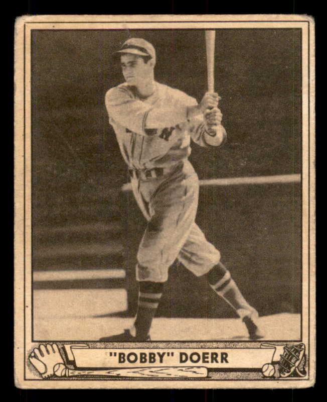 1940 Play Ball #038 Bobby Doerr Red Sox VG-EX 549181
