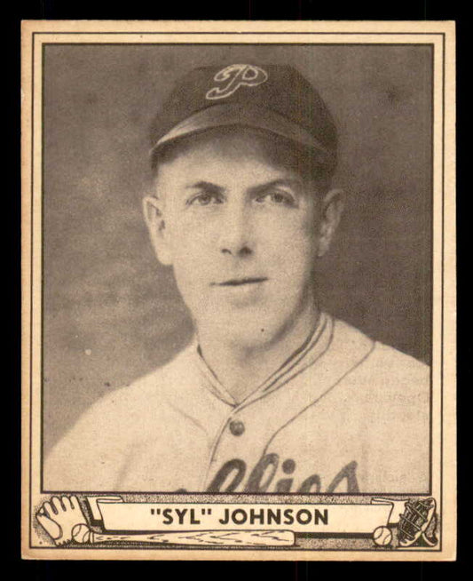 1940 Play Ball #099 Syl Johnson Phillies EX-MT 549194