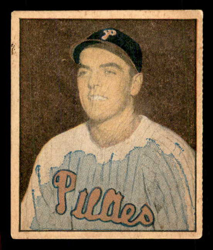 1951 Berk Ross #004-9 Curt Simmons Phillies EX 549339