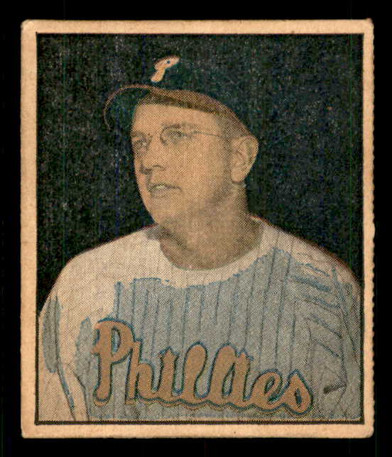 1951 Berk Ross #004-6 Jim Konstanty Phillies EX 549346