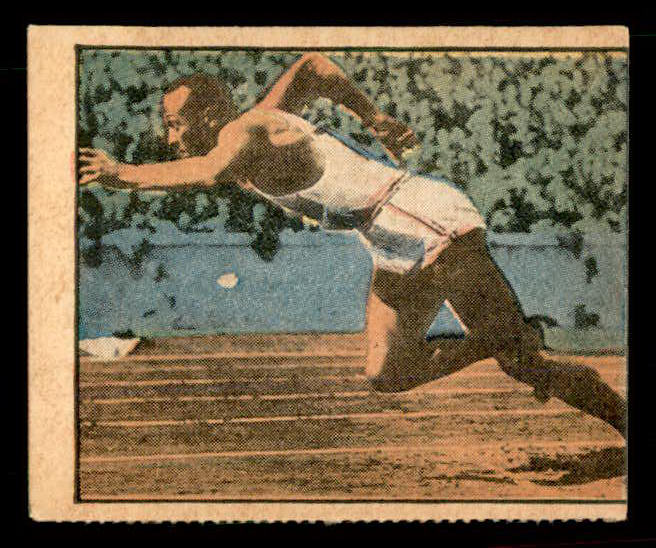 1951 Berk Ross #003-18 Jesse Owens Track VG-EX 549381