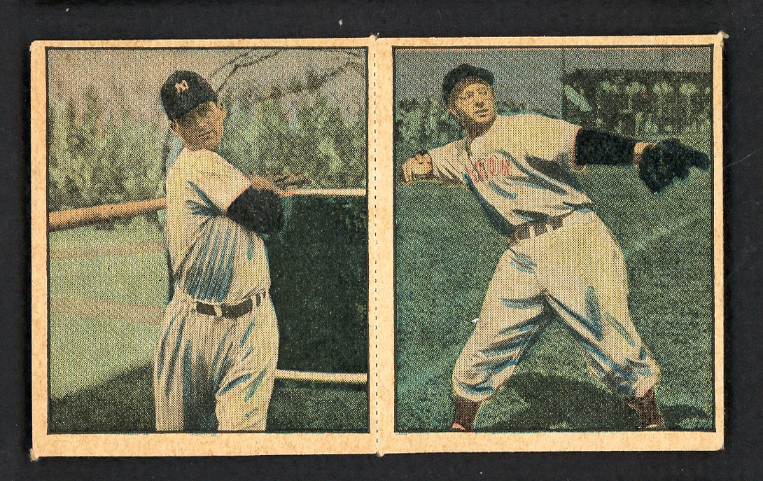 1951 Berk Ross Panel Jerry Coleman Dom DiMaggio EX-MT 549390