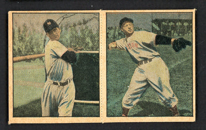 1951 Berk Ross Panel Jerry Coleman Dom DiMaggio EX-MT 549390