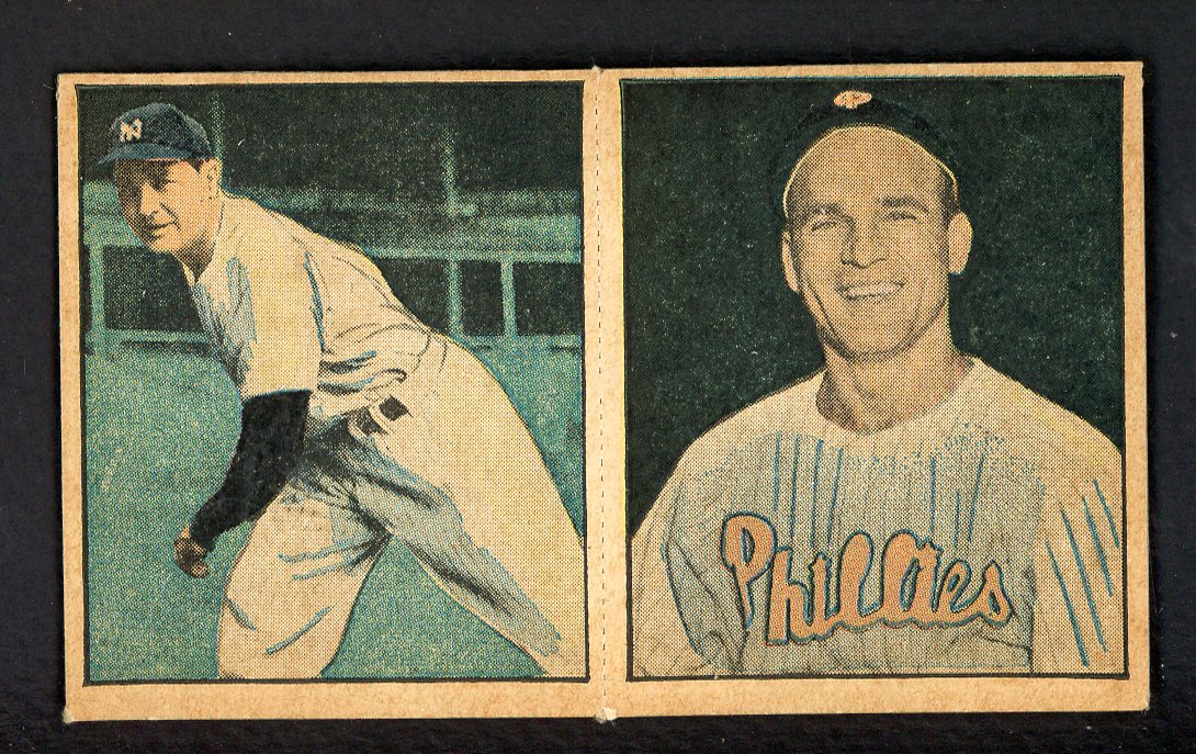 1951 Berk Ross Panel Joe Page Andy Seminick NR-MT 549400