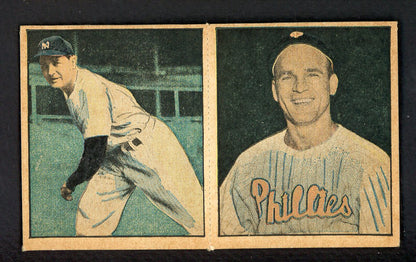 1951 Berk Ross Panel Joe Page Andy Seminick NR-MT 549400