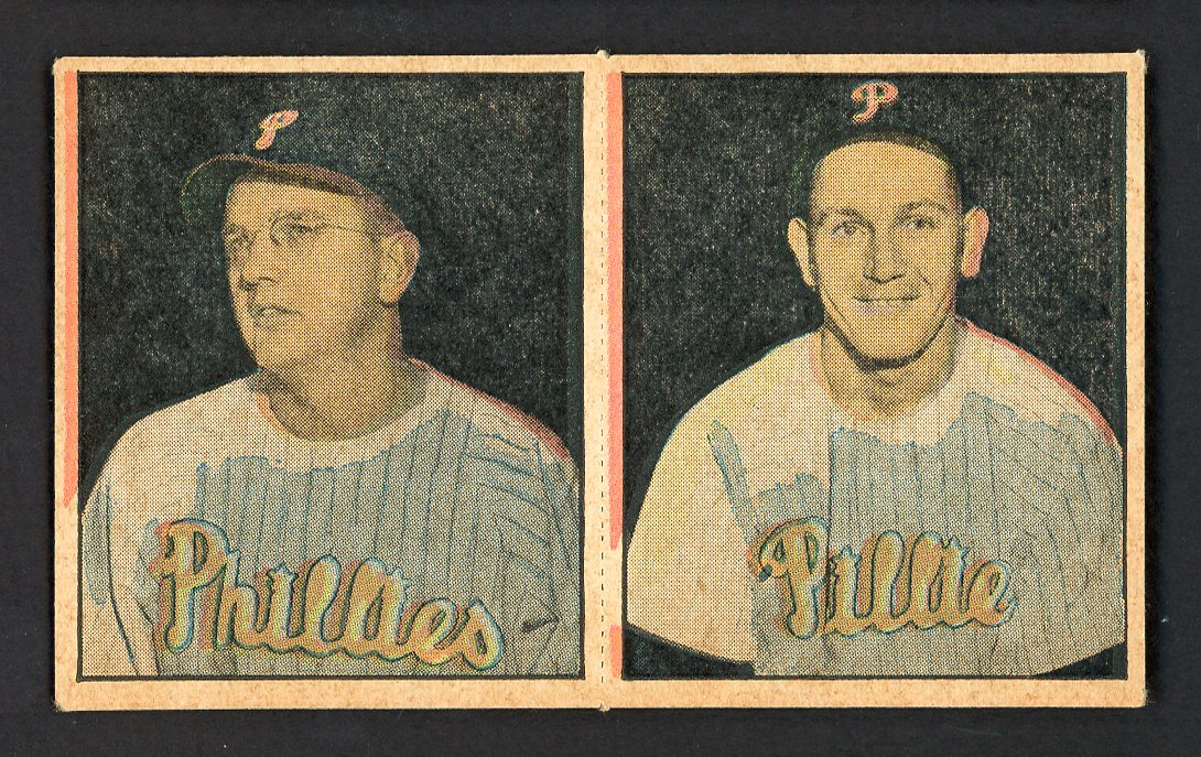 1951 Berk Ross Panel Jim Konstanty Russ Meyer EX-MT 549405
