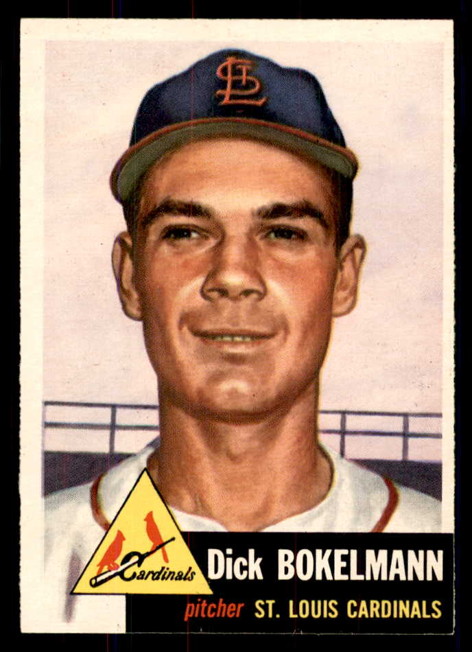 1953 Topps Baseball #204 Dick Bokelmann Cardinals NR-MT 549786
